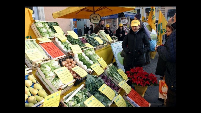 Istat, Coldiretti: + 10% verdure, aumento superiore 16 volte la media