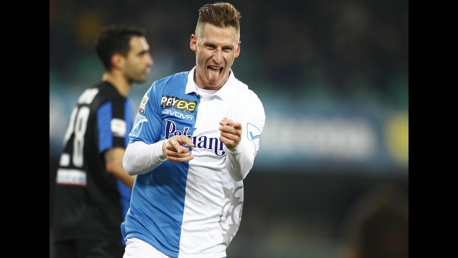 Serie A: Birsa rimedia ad errore Paloschi, Chievo batte nervosa Atalanta