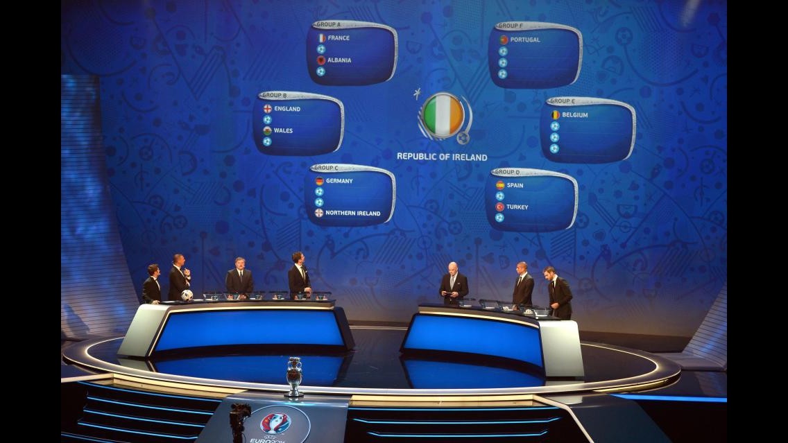 Euro 2016: per Italia sorteggio difficile con Belgio, Svezia e Irlanda