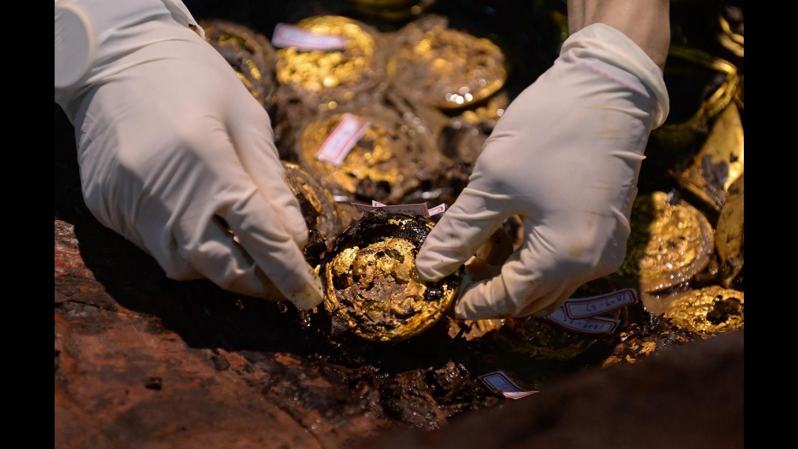Cina, trovate oltre 300 monete d’oro in tomba di 2mila anni fa