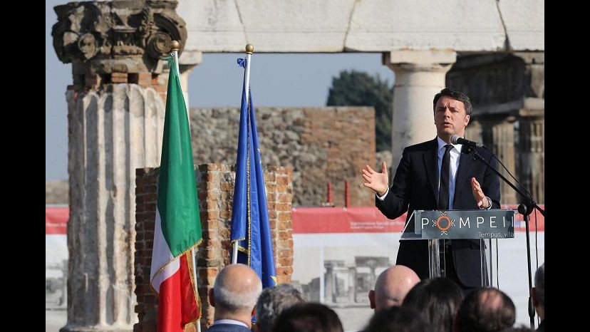 Pompei, riaperte 6 domus. Renzi: L’Italia non si arrende al declino