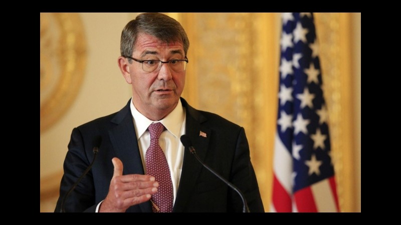 Isis, Carter in Afghanistan: Nel mondo cresce minaccia, monitoriamo