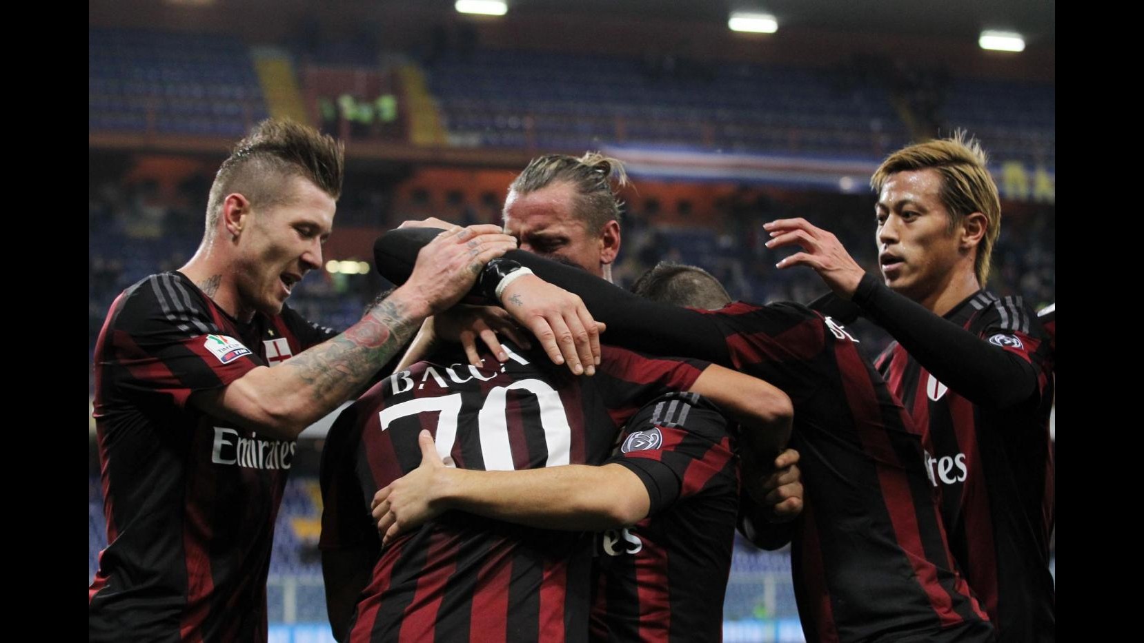 Coppa Italia: Niang-Bacca affondano Samp, Milan ai quarti