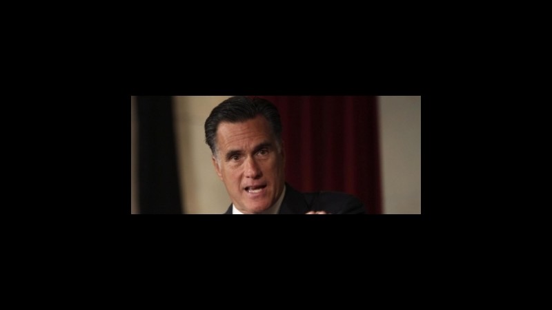 Usa, primarie repubblicane: Romney conquista la nomination, la presidenza a 2,37