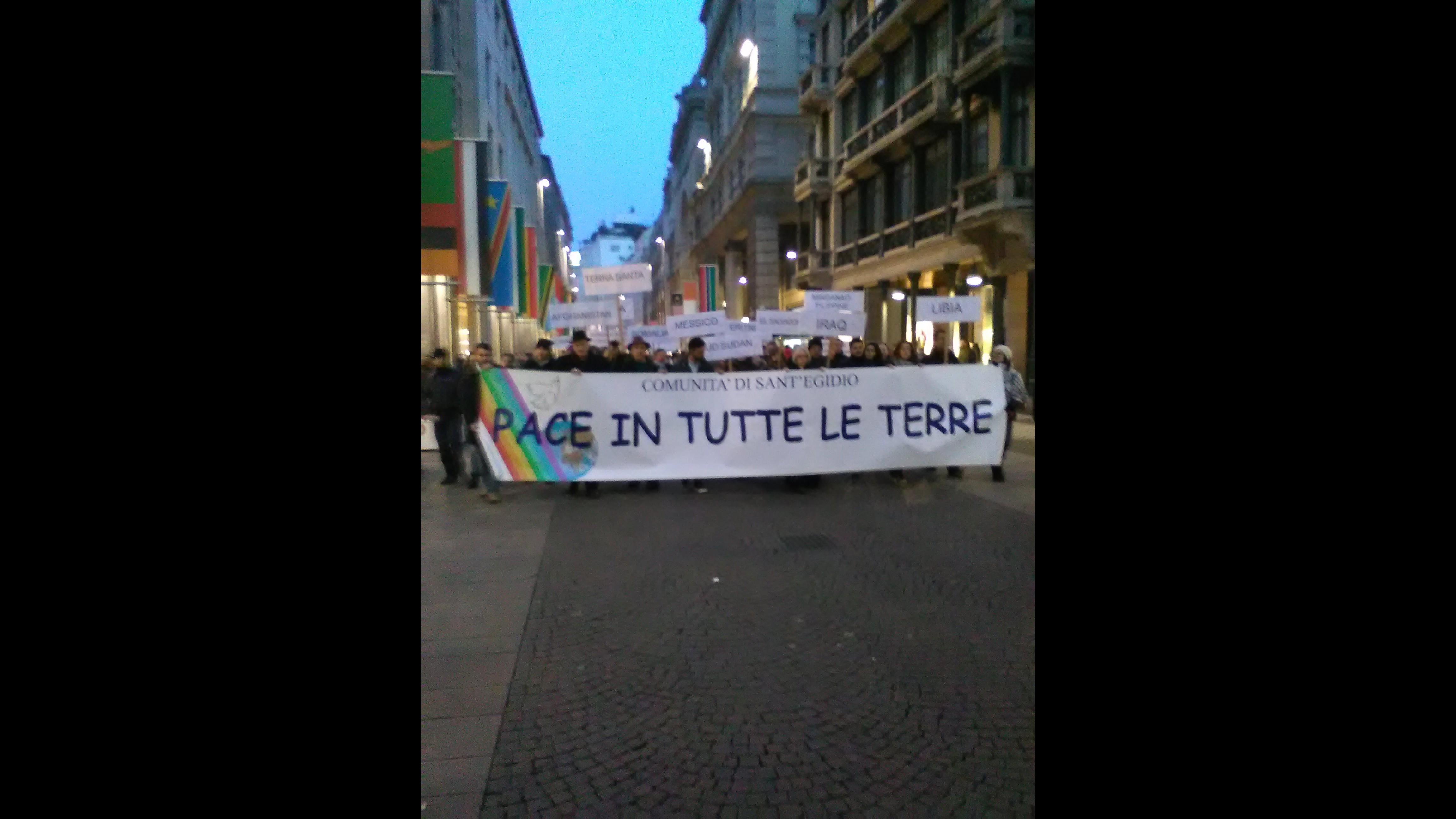 Milano, comunità in marcia per la Giornata Mondiale della Pace