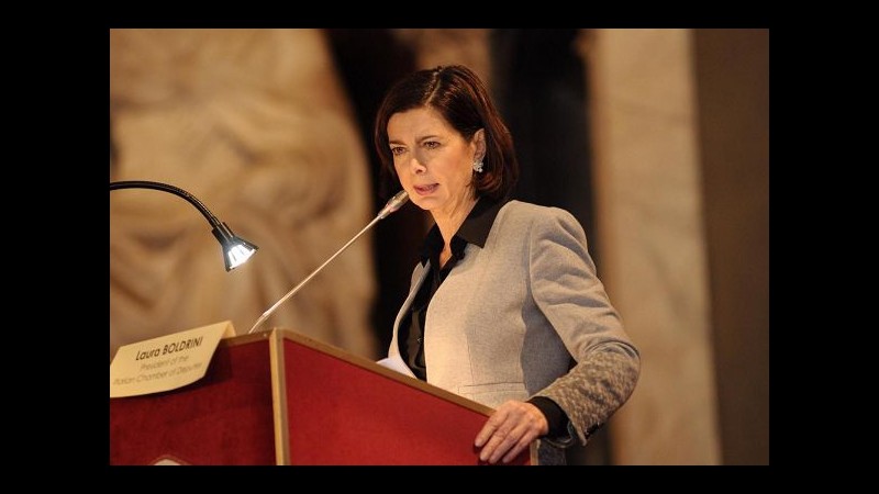 Unioni civili, Boldrini: Riforma che la gente vuole, Italia è indietro