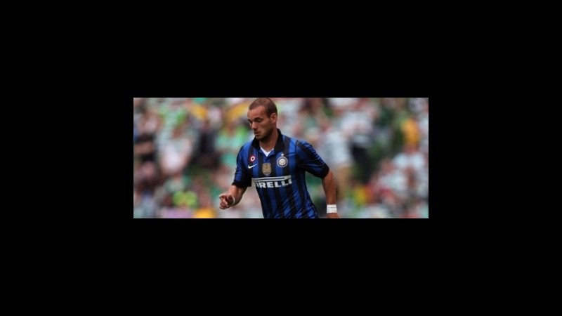 Supercoppa Italiana, Sneijder: “addio” all’Inter con tripletta a quota 100