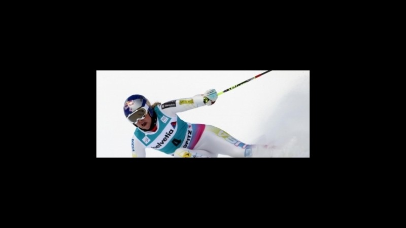 Sci Alpino, Mondiali: Vonn sempre protagonista, l’oro in superG a 2,25