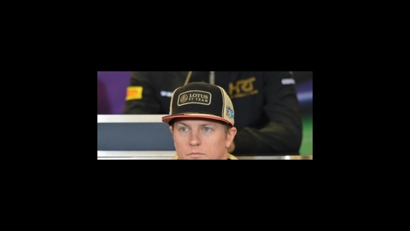 F1, presentata la nuova Lotus: il titolo a Raikkonen a 13,00