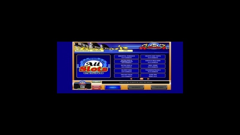 Giochi online, con All Slots Casino slot veloci come un flash