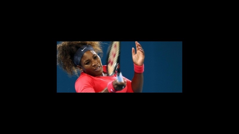 Australian Open: Errani e Vinci teste di serie, ma in quota domina Serena Williams