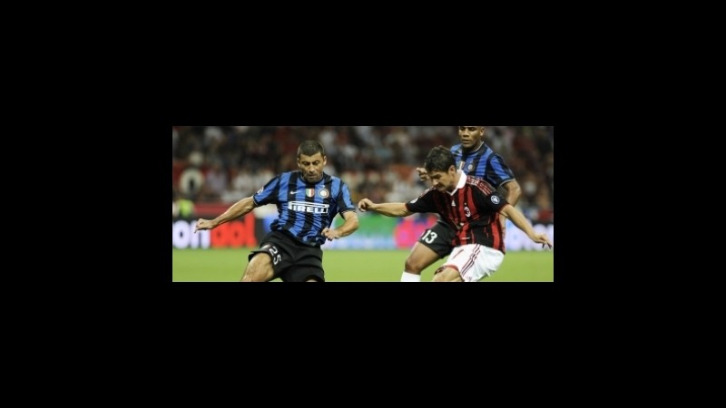 Serie A, testa a testa derby: Inter e Milan alla pari