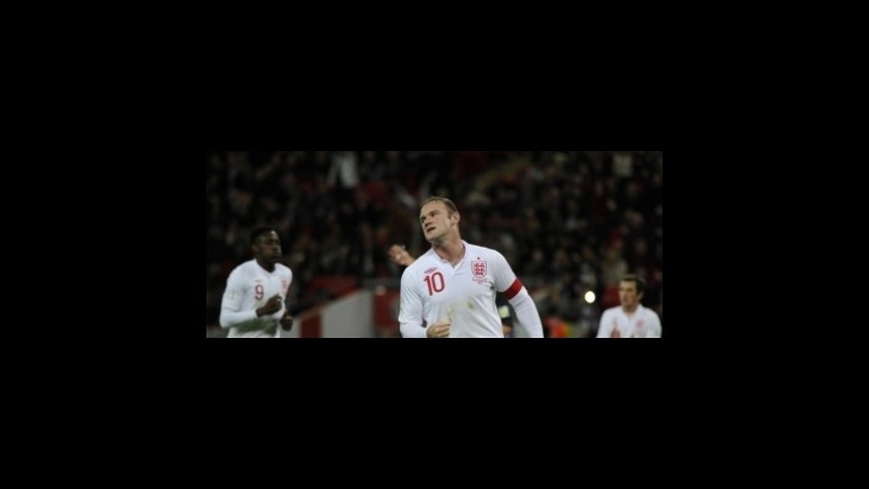 UK, doppietta di Rooney: il record di reti in nazionale si gioca a 3,00