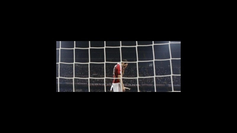 Champions League: flop Milan, in quota è a rischio il primato del girone