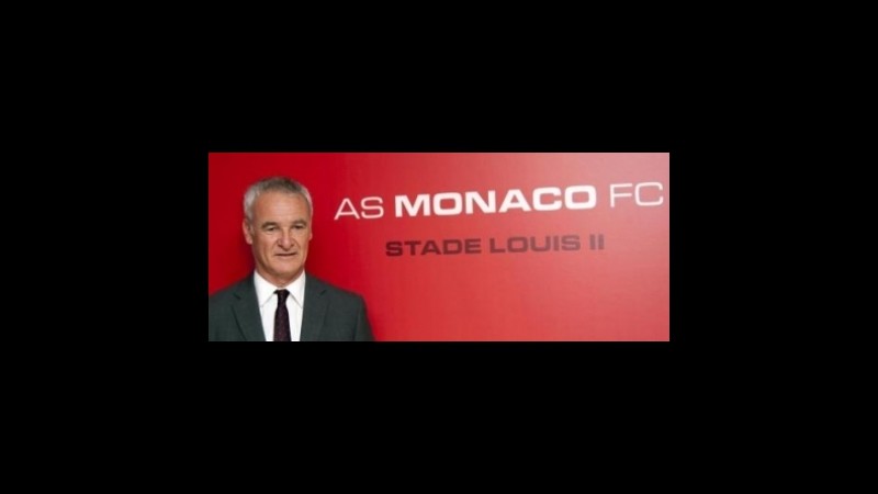 Calcio: Ranieri pensa in grande, la promozione del Monaco a 1,05