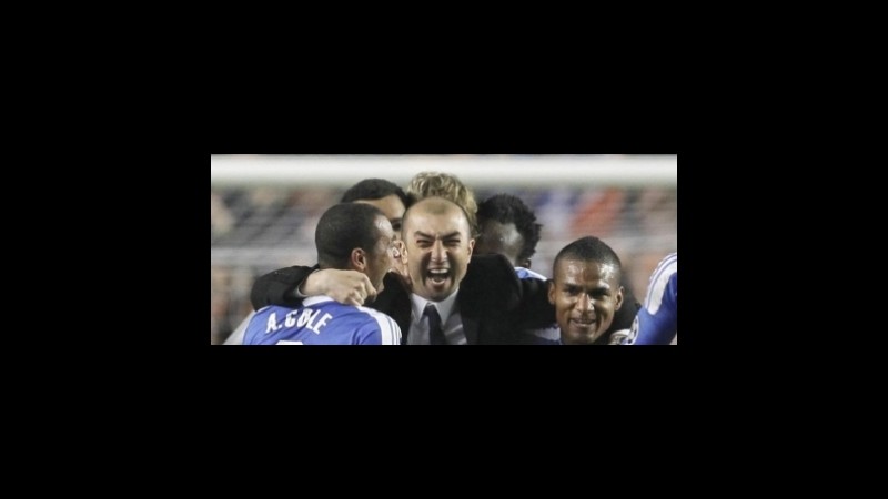 Premier: Di Matteo vola ai quarti, restare sulla panchina del Chelsea a 6,00