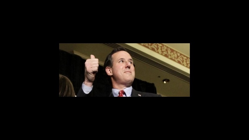 Usa, primarie repubblicane: Santorum vince due caucus, la vice-presidenza vale 8,00