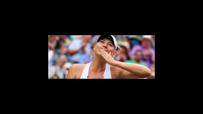Wimbledon: Sharapova super, il trionfo vale 1,55