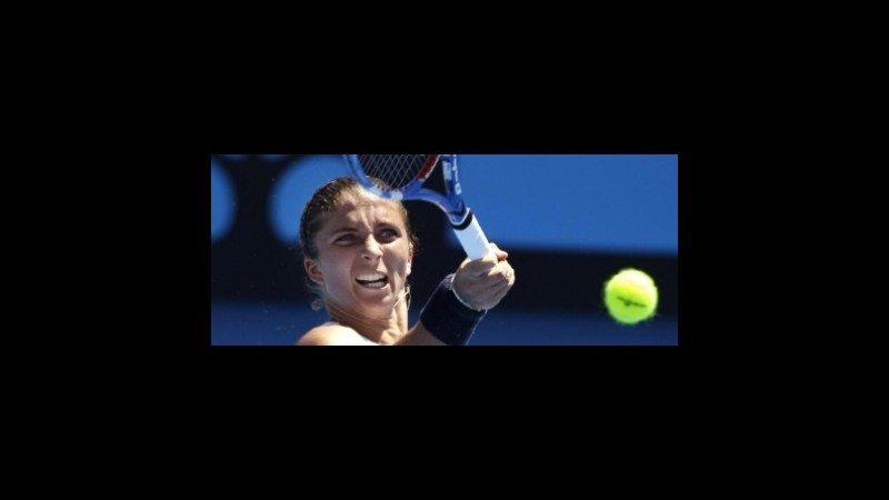 Tennis, Australian Open: Errani ai quarti, l’impresa con la Kvitova si gioca a 8,00