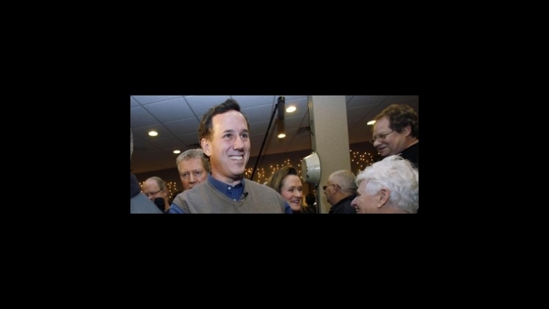 Usa, presidenziali 2012: per i bookmaker avanza Santorum
