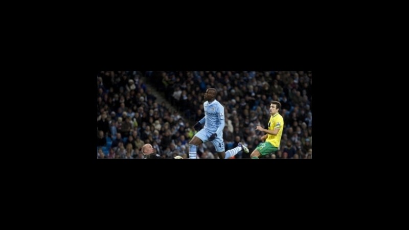 Premier League, gol di spalla per Balotelli: il titolo di capocannoniere si gioca a 17,00