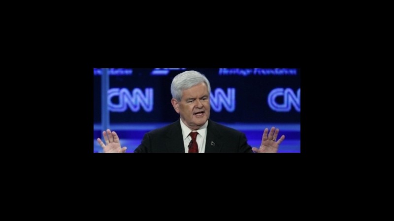 Usa, primarie repubblicane: Clinton lancia Gingrich, la quota dimezzata a 4,00