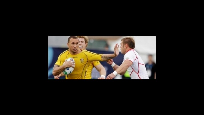 Mondialy di rugby: Sud-Africa-Australia, Wallabies favoriti a 1,85
