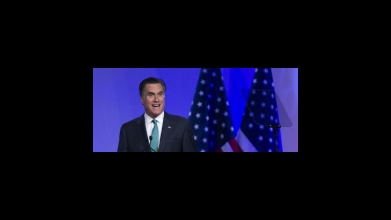 Usa: tripletta di Romney, la Casa Bianca ora è a 3,00