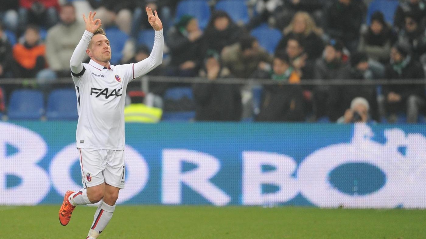 Serie A: Sassuolo ko con Bologna: in gol Giaccherini e Floccari
