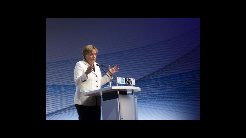 Merkel: Non esiste crisi dell’euro ma solo del debito