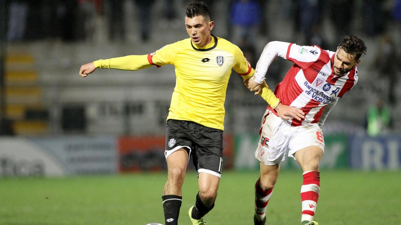 Vicenza e Cesena pareggiano 1-1, romagnoli quarti