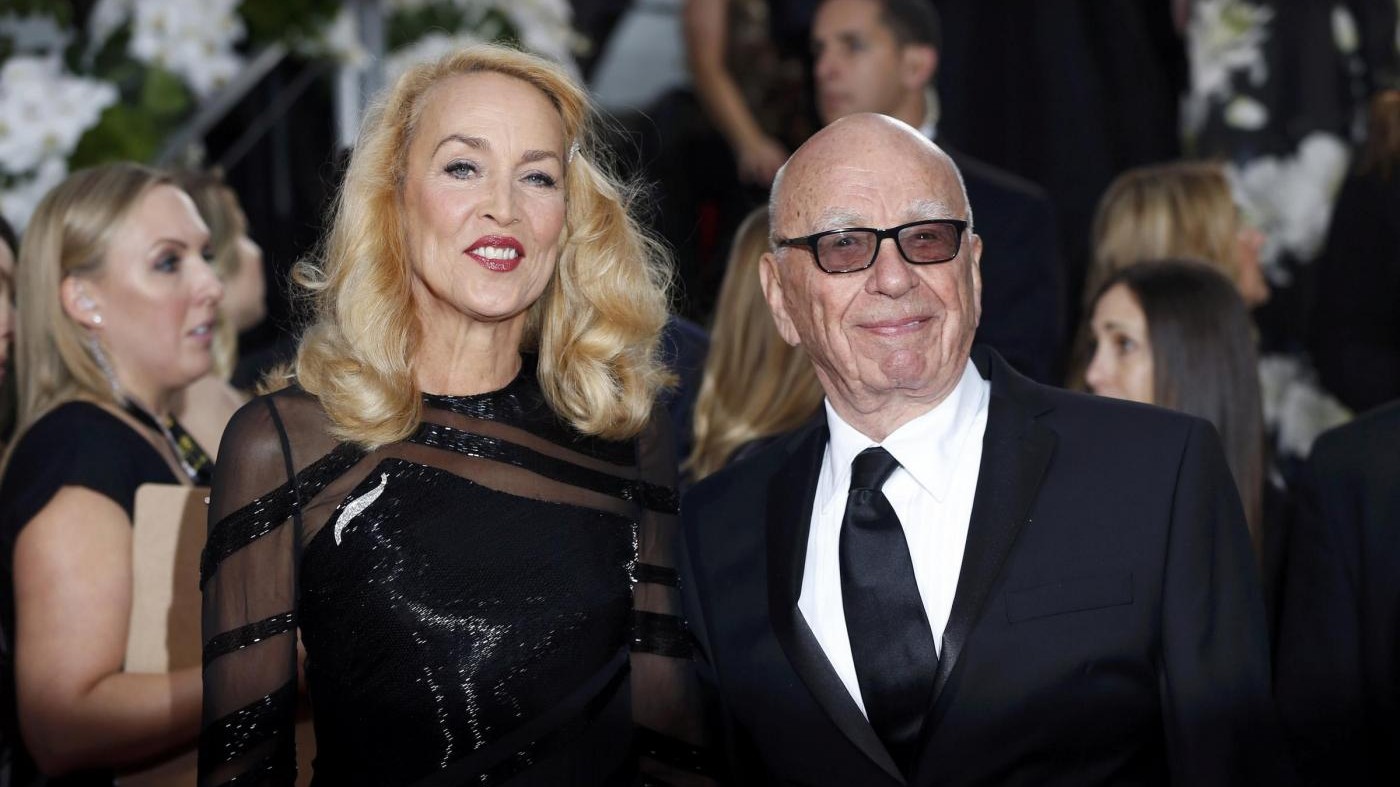 Rupert Murdoch sposa Jerry Hall, l’ex di Mick Jagger