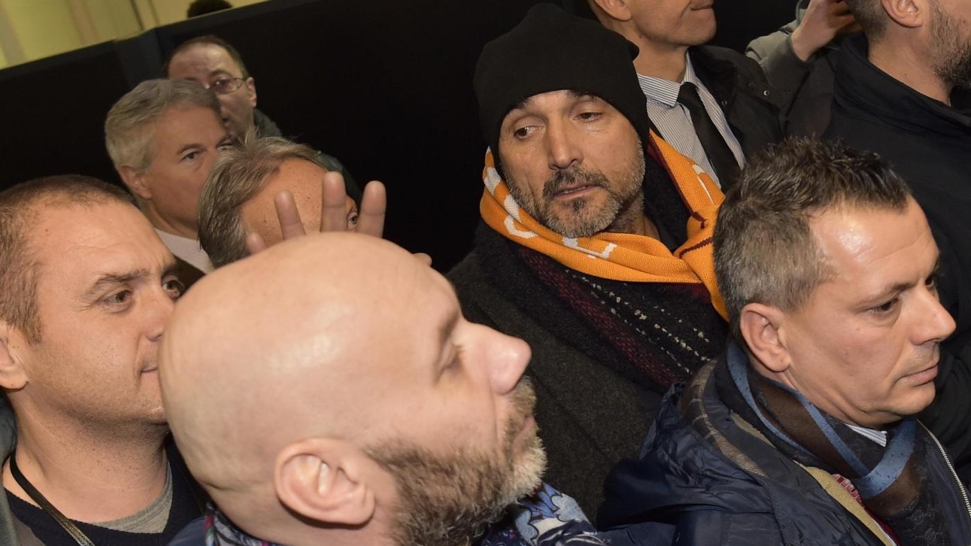 Spalletti a Trigoria, lo striscione dei tifosi: “Bentornato mister”