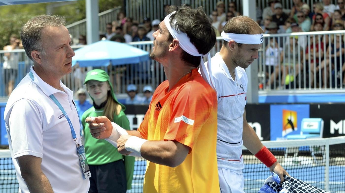 Australian Open: Fognini e Cecchinato fuori al primo turno
