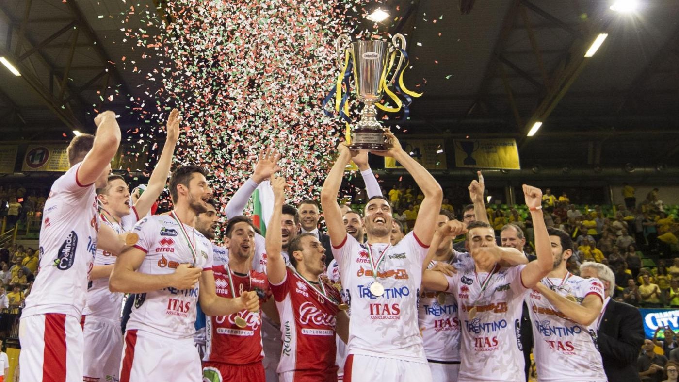 Finale scudetto: 3-0 a Modena, Trento campione