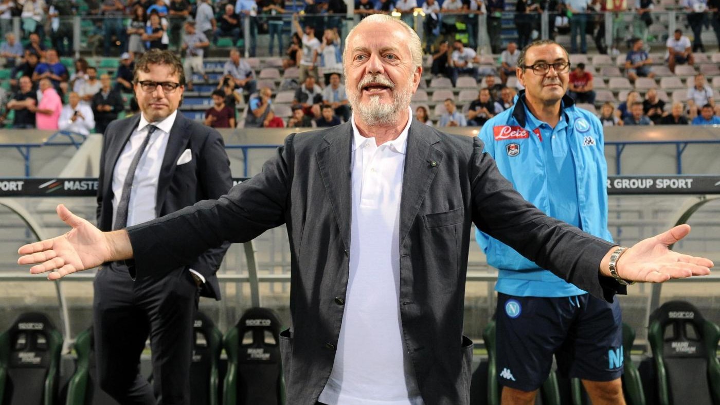 De Laurentiis promuove Sarri: Tecnico di spessore e uomo umile