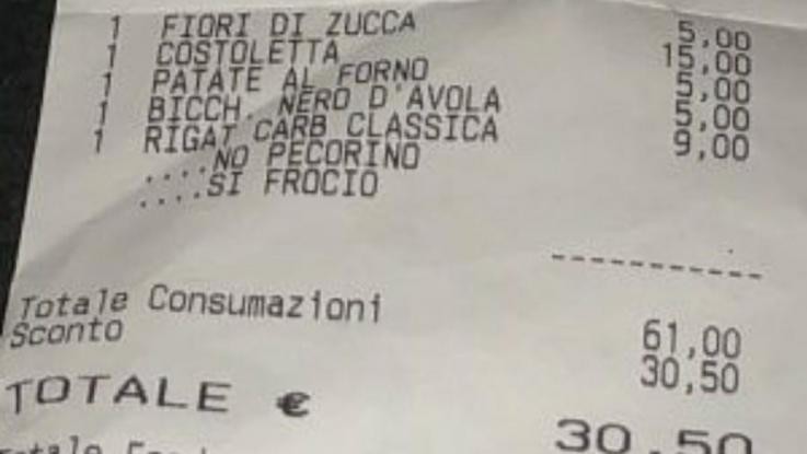 Scontrino omofobo, minacce di morte e insulti ai ristoratori