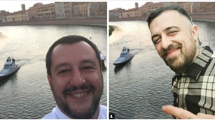 Chef Rubio e il fotomontaggio contro Salvini: “In queste barche non ci sono i soldi che ha rubato la Lega”