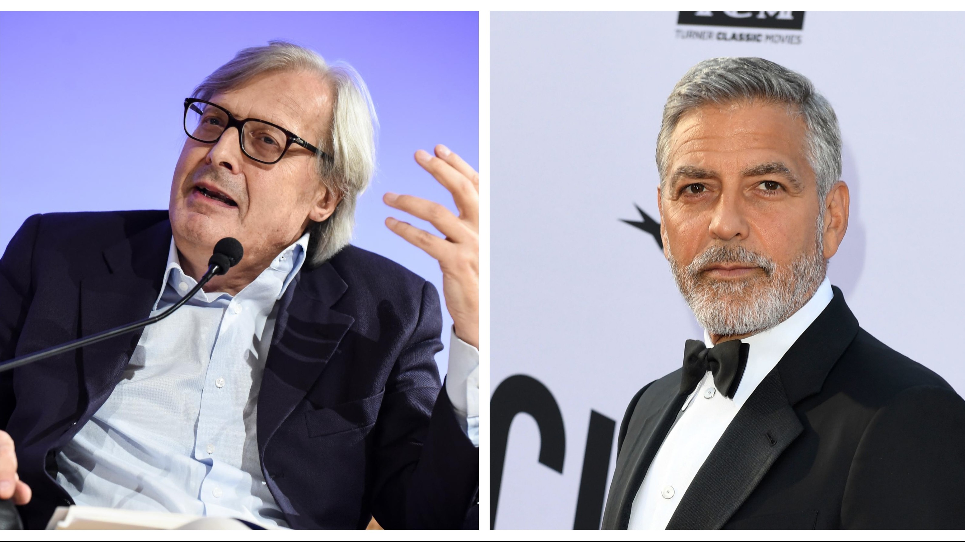 Sgarbi se la prende con Clooney: “Dopo riprese, lasciata Sutri sporca”