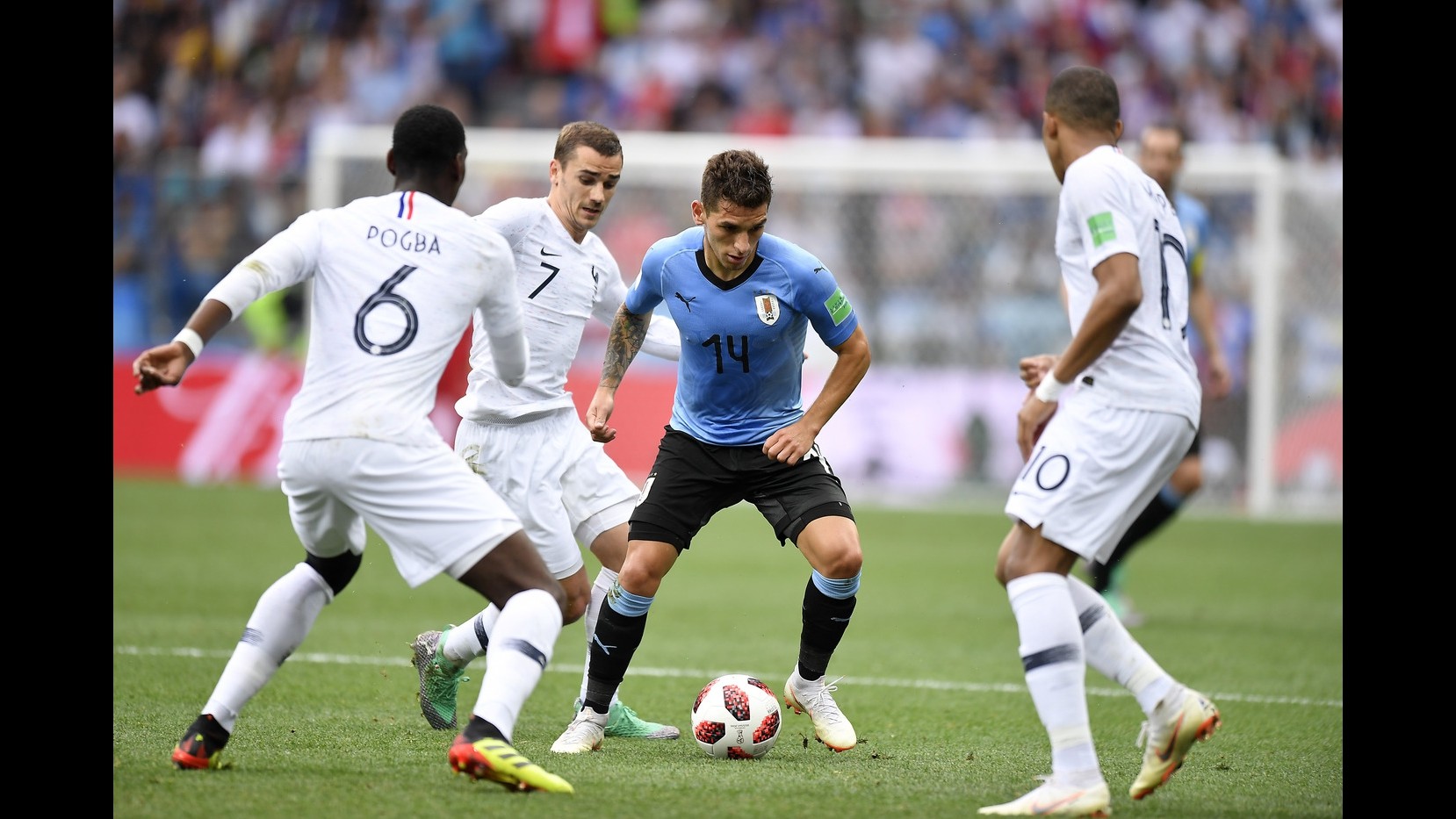 Russia 2018, Uruguay-Francia 0-2: Bleus in semifinale | Il fotoracconto