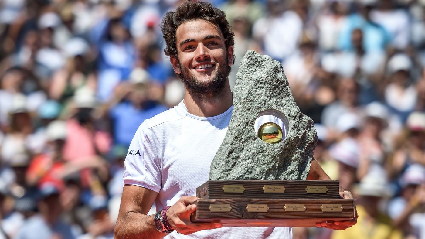 Tennis, a Gstaad: primo titolo per Berrettini, Bautista Agut ko in finale