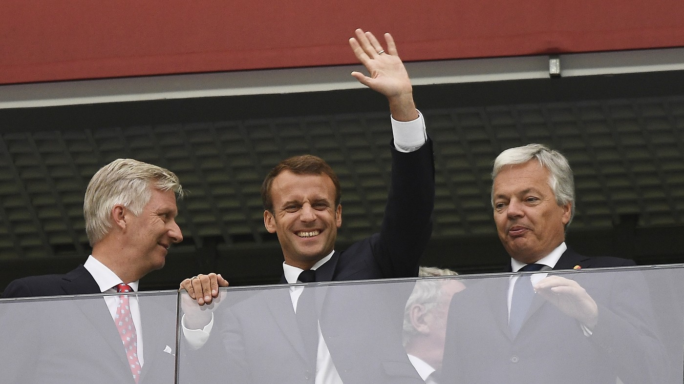 Francia-Belgio, sugli spalti tifosi d’eccezione: il re e il presidente