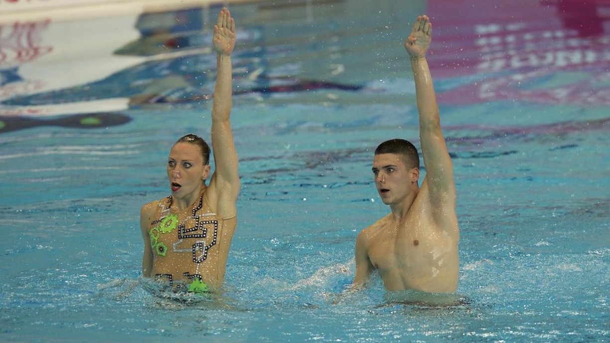Europei di nuoto, Minisini-Flamini argento nel duo misto