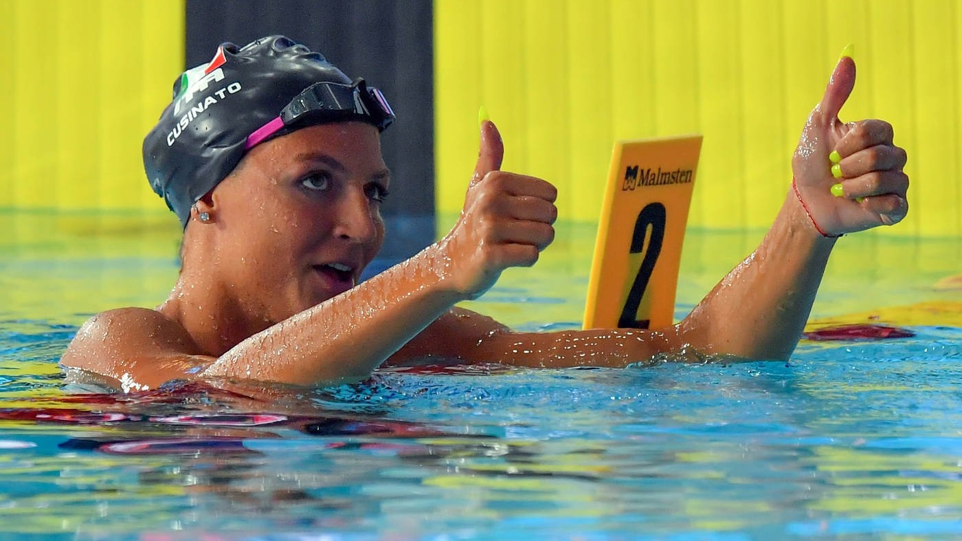 Europei di nuoto, 4×200 maschile in finale. Bene Cusinato e Sabbioni