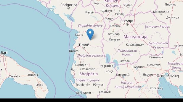 Paura in Albania, terremoto di magnitudo 5.2 vicino Tirana