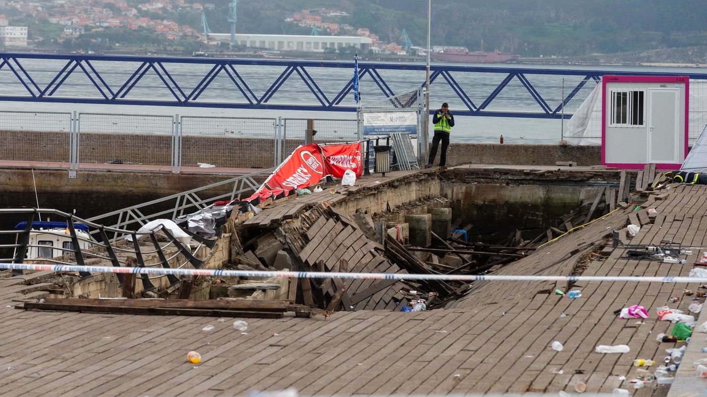 Spagna, crolla passerella a Vigo durante concerto. Feriti