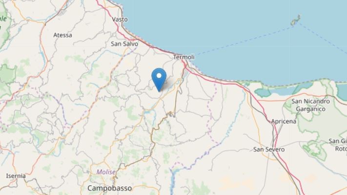 Terremoto di magnitudo 5.2 in Molise. Piccoli crolli, paura