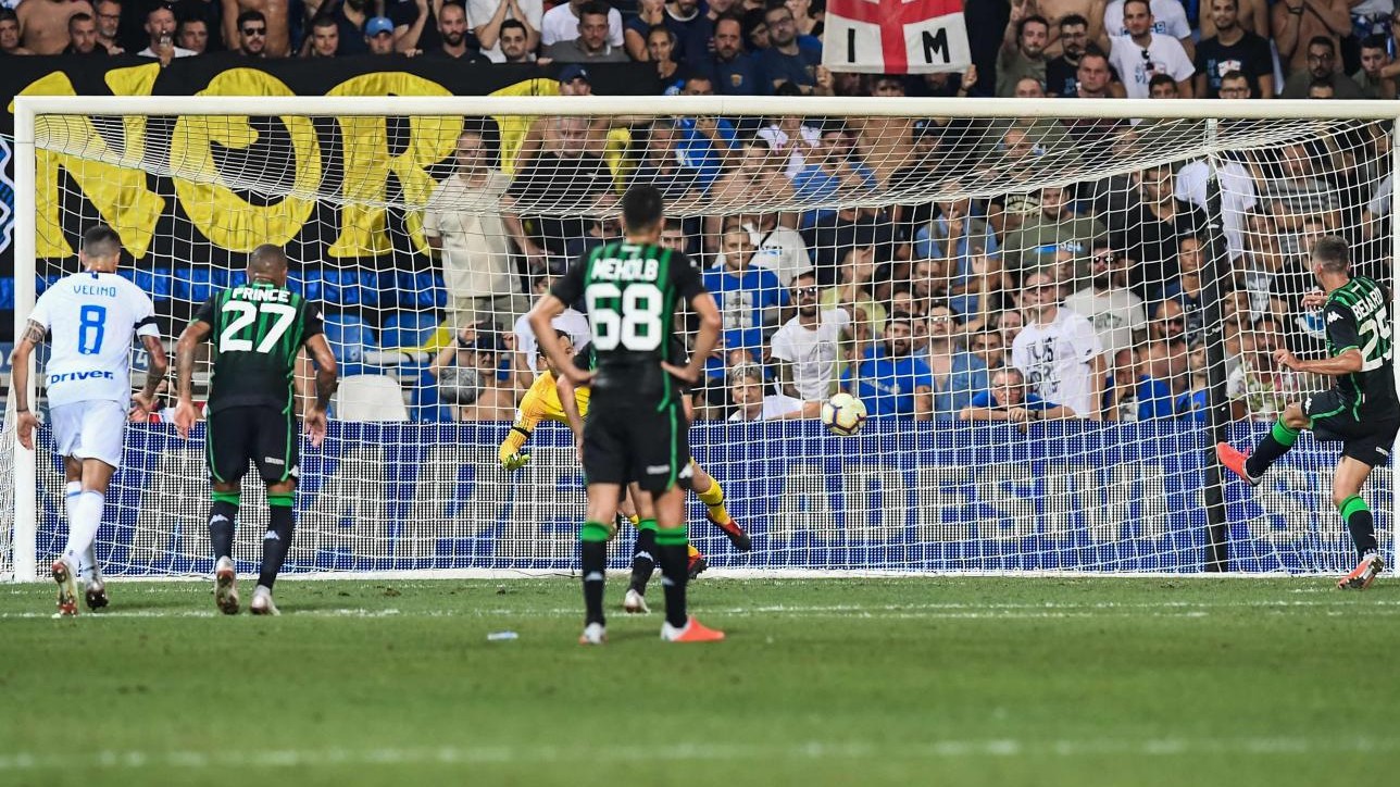 Serie A, l’Inter non va ancora. Vince (1-0) un ottimo Sassuolo