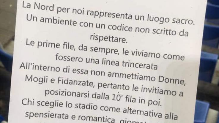 ‘Niente donne nella curva Nord della Lazio’: la procura Figc apre un’indagine