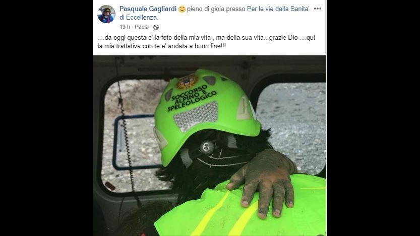 Calabria, salvata la bimba Chiara travolta dal torrente. Il soccorritore: “Ce la farai piccola”
